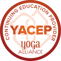Yoga Alliance YACEP Continuing Education Provider badge.